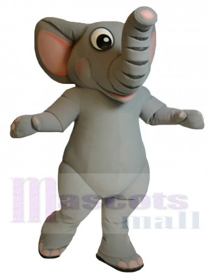 Éléphant gris mignon Mascotte Costume Animal