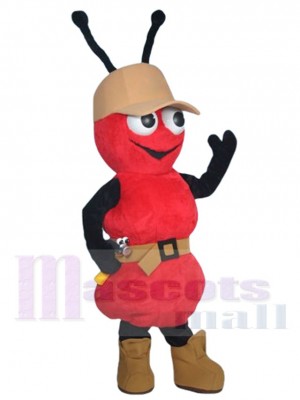 Fourmi As Rouge Mascotte Costume Insecte