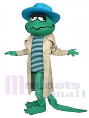 Gecko Chet costume de mascotte