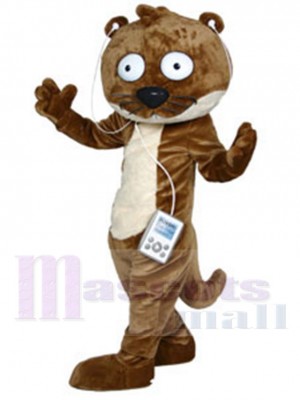 Ollie drôle la loutre Mascotte Costume Animal