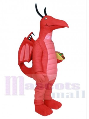 Dragon Tacos Mascotte Costume Dessin animé