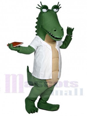 Dr Ali Gator Crocodile Alligator Mascotte Costume Animal