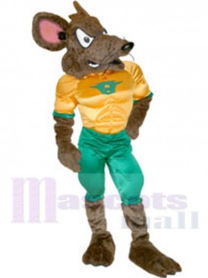 Sport robuste Rat Huron Mascotte Costume Animal