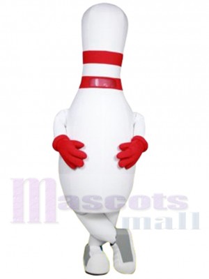 Quille de bowling costume de mascotte