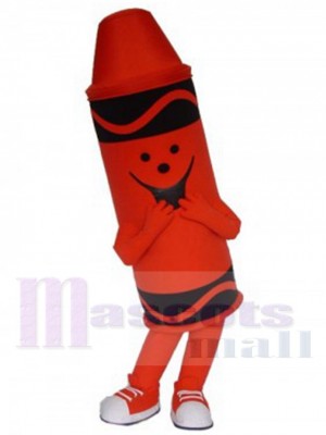Crayon rouge Crayola Mascotte Costume Dessin animé