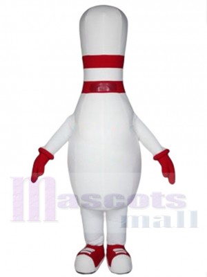 Quille de bowling costume de mascotte