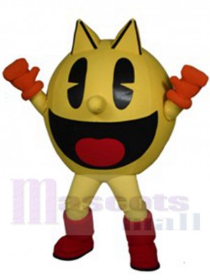 Pacman mignon Mascotte Costume Dessin animé