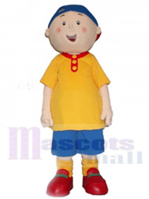 Caillou garçon drôle Mascotte Costume Personnes