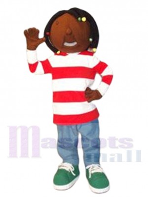 dreadlock fille costume de mascotte
