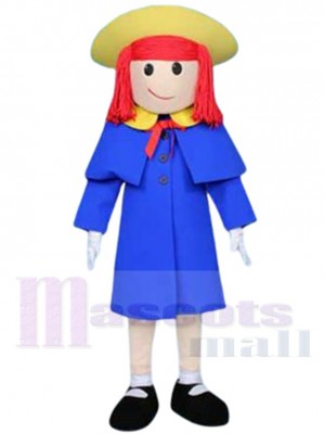 La fille Madeleine costume de mascotte