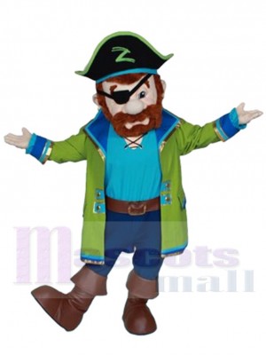 Barbe Brune Pirate Pete Mascotte Costume Personnes