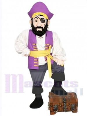 Pillard de Barbe Noire Mascotte Costume Personnes