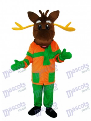 Mascotte de cerf de Noël Costume adulte Animal