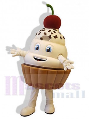 Crème glacée Mascotte Costume Pour les têtes de mascotte adultes