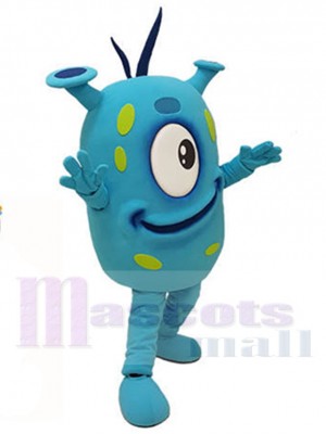 Monstre bleu Mascotte Costume Pour les têtes de mascotte adultes