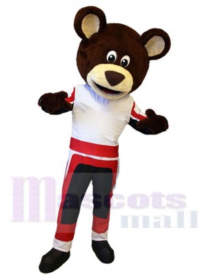 Ours en peluche de course Mascotte Costume Pour les têtes de mascotte adultes