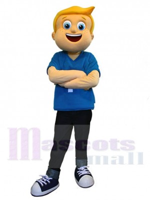 Garçon costume de mascotte