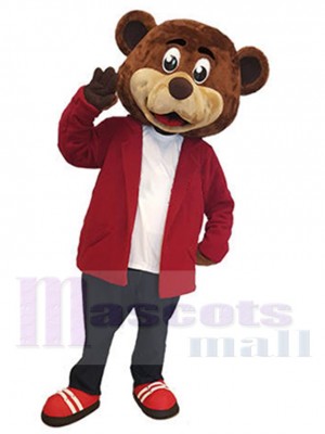 Ours en peluche costume de mascotte