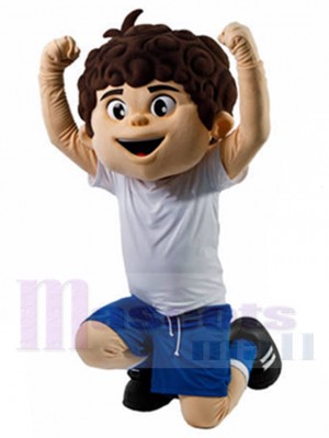 garçon costume de mascotte