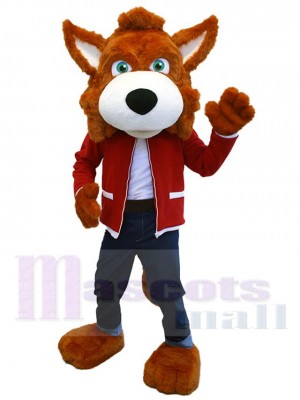 Renard costume de mascotte