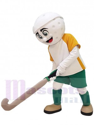 Garçon de hockey costume de mascotte