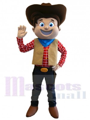 Cowboy costume de mascotte