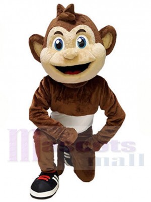 Football Sport Singe Mascotte Costume Animal