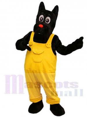 Chien terrier écossais noir Mascotte Costume Animal