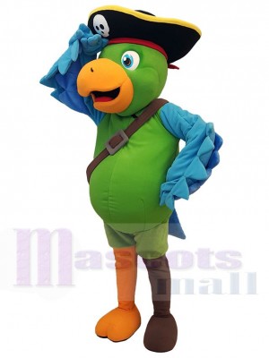 Oiseau perroquet costume de mascotte