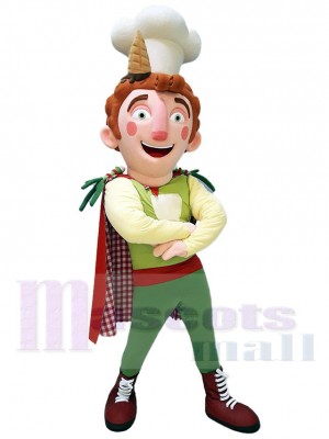 Chef pâtissier costume de mascotte