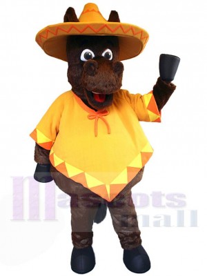 Cheval costume de mascotte