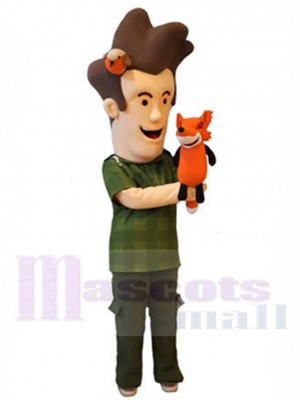 Naturaliste costume de mascotte