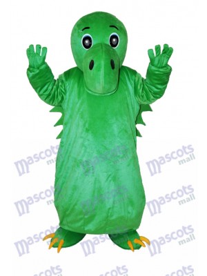 Dinosaur chinois vert Costume de mascotte adulte Animal