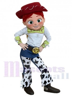 Cowgirl Jessie costume de mascotte