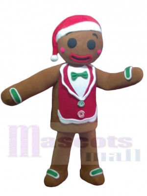 Bonhomme en pain d'épice costume de mascotte