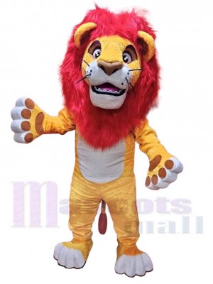Le Roi Lion Simba Mascotte Costume Dessin animé