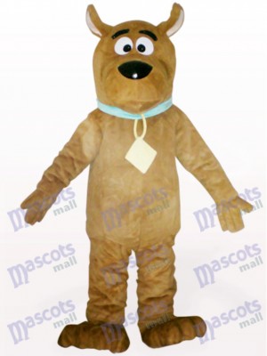 Costume de mascotte adulte chien brun animal