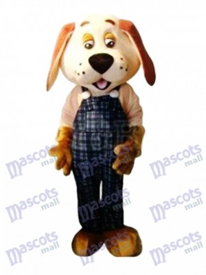 Mascotte de chien chanceux Costume adulte Animal