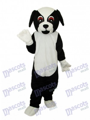 Mascotte de chien noir Costume adulte Animal