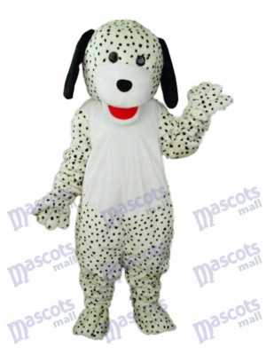 Costume de mascotte de chien coloré tacheté adulte