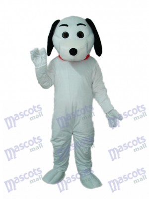 Costume de mascotte petit chien blanc Animal