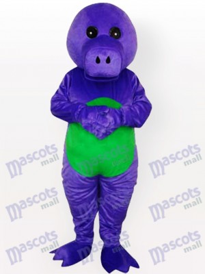 Costume de mascotte adulte dragon violet