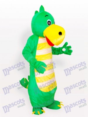 Costume de mascotte adulte dragon vert