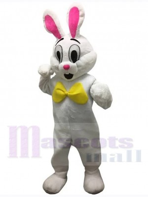 Lapin de Pâques au nez rose Mascotte Costume Animal