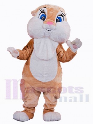 Lapin de Pâques costume de mascotte