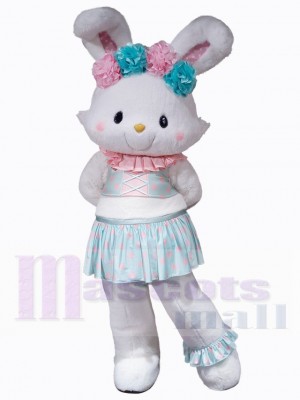 Lapin de Pâques costume de mascotte