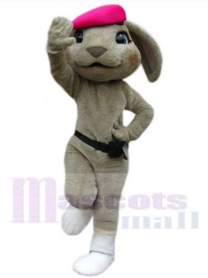 Lapin de Pâques costume de mascotte