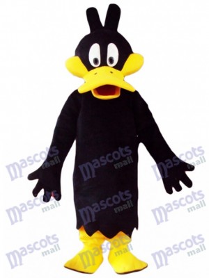 Costume de mascotte Daffy Duck noir Cartoon Anime