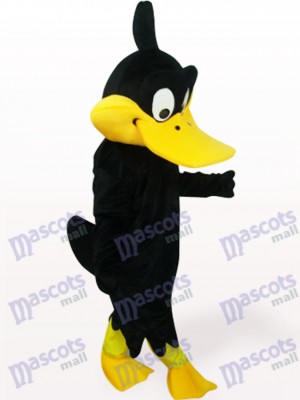 Costume de mascotte de volaille de canard noir