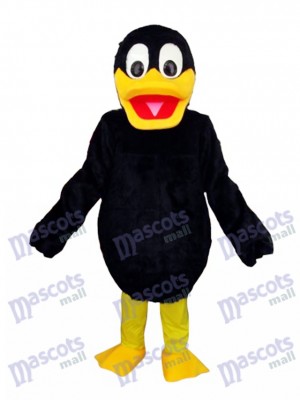 Costume de mascotte noire canard adulte